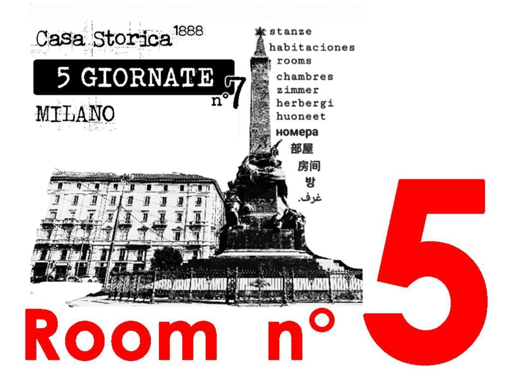 Hotel Casa Storica Piazza 5 Giornate Milán Pokoj fotografie